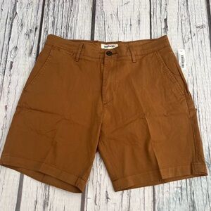 Goodthreads Men’s Slim-fit Flat-front Comfort Stretch Chino Brow short Sz 30W